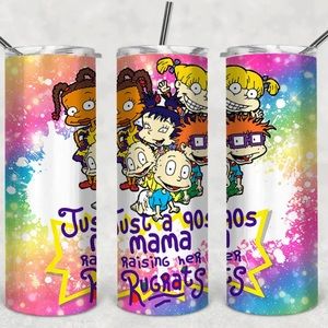 Just A 90’s Mama Raising Her Rugrats Tumbler